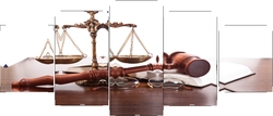 Adalet Beş Parçalı Kanvas Tablo - Thumbnail
