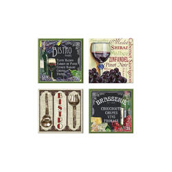 Ahşap 4'lü Bistro kombin