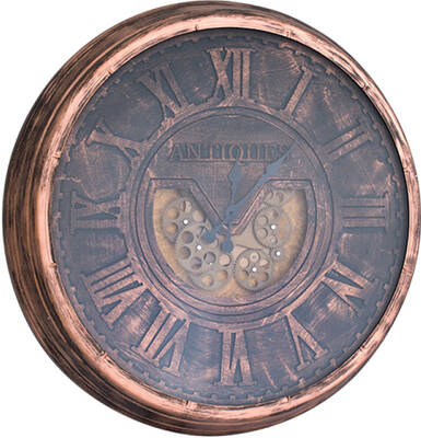 Antiques Bakır Metal Saat çap 80cm