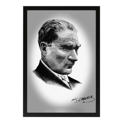 Özverler - Atatürk Çerçeveli Poster-1