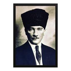 Atatürk Çerçeveli Poster-13 - Thumbnail