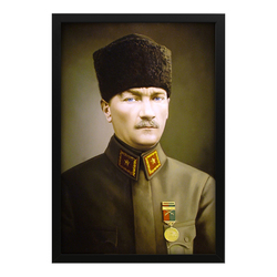 Atatürk Çerçeveli Poster-15 - Thumbnail