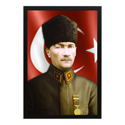 Atatürk Çerçeveli Poster-16 - Thumbnail