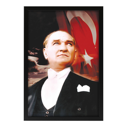 Atatürk Çerçeveli Poster-2 - Thumbnail