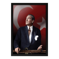 Atatürk Çerçeveli Poster-5 - Thumbnail