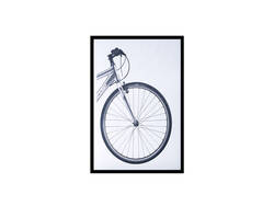 Bisiklet Çerçeveli Poster-1
