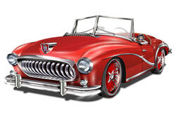 Cadillac Kanvas Tablo