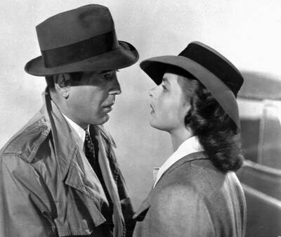 Casablanca Film Karesi Kanvas Tablo