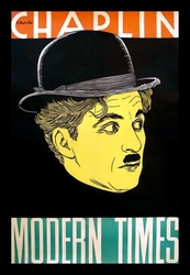 Özverler - Chaplin Modern Zamanlar Kanvas Tablo