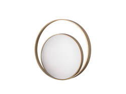 Gold Çemberli Ayna Çap 80cm