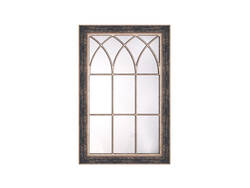 Eskitme Pencere Detaylı Ayna 85x130cm
