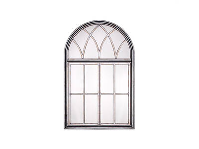 Eskitme Beyaz Window Ayna 90x140