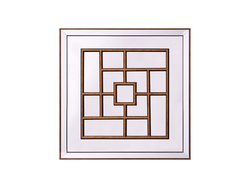 Gold Çerçeveli ayna 55x55 - Thumbnail