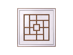 Özverler - Gold Çerçeveli ayna 55x55