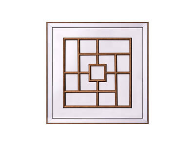 Gold Çerçeveli ayna 55x55