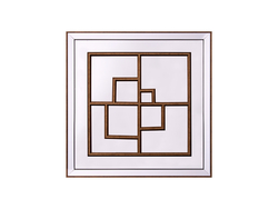 Özverler - Gold Çerçeveli ayna 55x55
