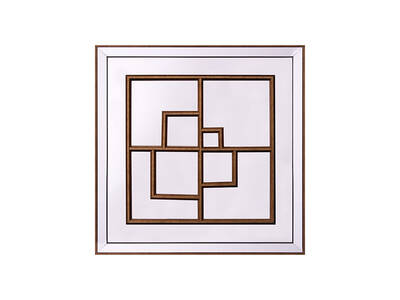 Gold Çerçeveli ayna 55x55
