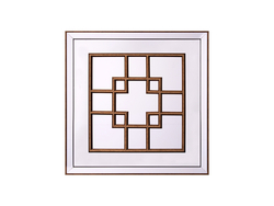 Gold Çerçeveli ayna 55x55 - Thumbnail