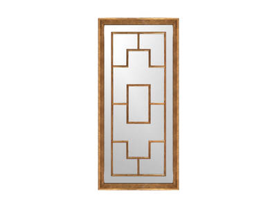 Gold Çerçeveli Ayna 60x127cm