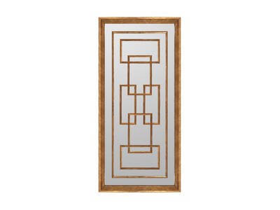 Gold Desenli Ayna 66x126