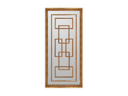 Gold Desenli Ayna 66x126