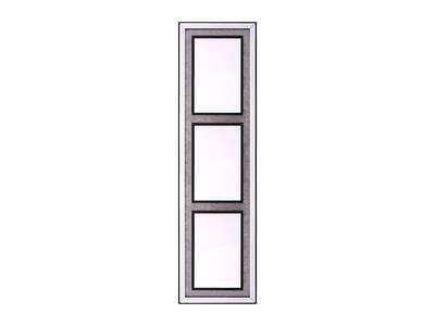 Üç Bölmeli Ayna 35x125