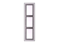 Üç Bölmeli Ayna 35x125 - Thumbnail