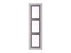 Üç Bölmeli Ayna 35x125