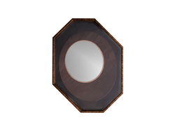 Özverler - Kahverengi Dekoratif Ayna 60x80