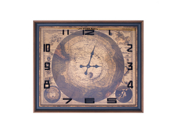Özverler - Dünya Haritası Saat 75x90cm