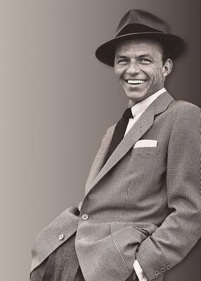 Frank Sinatra Kanvas Tablo
