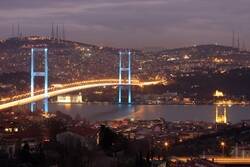 Gece Vakti İstanbul Kanvas Tablo