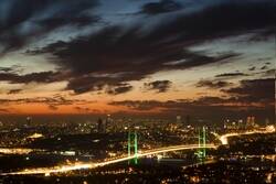 Gece Vakti İstanbul Kanvas Tablo