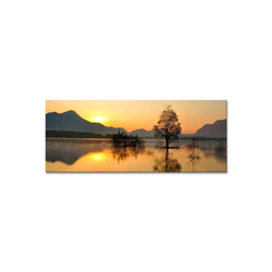 Göl Manzarası Kanvas Tablo - Thumbnail