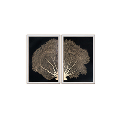 Özverler - Gold Detaylı Ağaç Set Tablo