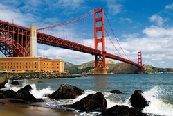 Özverler - Golden Gate Köprüsü Kanvas Tablo