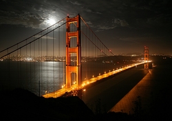 Özverler - Golden Gate Köprüsü Kanvas Tablo