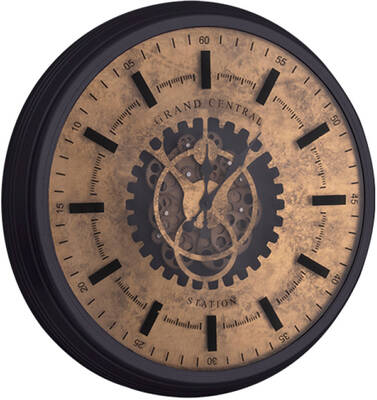 Grand Central Gold Çarklı Saat çap 80cm