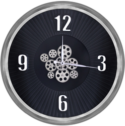 Özverler - Gümüş Çarklı Saat çap 80cm