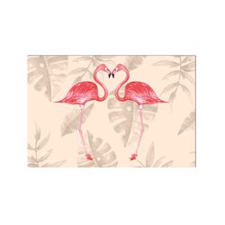 Özverler - İki Flamingo Kanvas Tablo