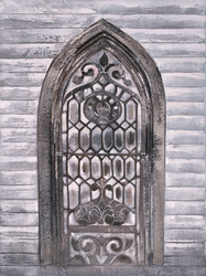 Özverler - İşlemeli Antik Kapı Kabartmalı Tablo