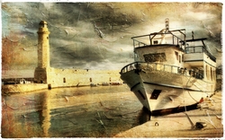 Özverler - Kartpostal Sandal ve Denizfeneri