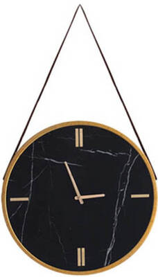 Kemerli Yuvarlak Altın Saat çap 45cm