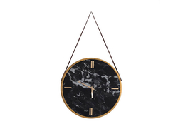 Özverler - Kemerli Yuvarlak Altın Saat çap 45cm