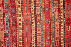 Özverler - Kilim Deseni 2 Kanvas Tablo
