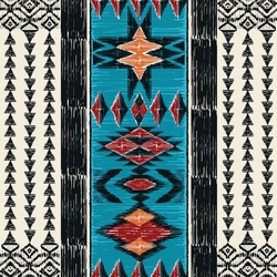 Özverler - Kilim Deseni 3 Kanvas Tablo