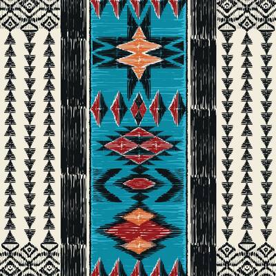 Kilim Deseni 3 Kanvas Tablo