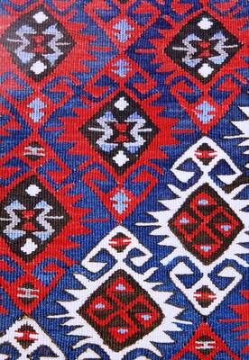 Kilim Deseni 3 Kanvas Tablo