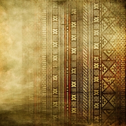 Özverler - Kilim Deseni Kanvas Tablo