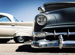 Klasik Arabalar Kanvas Tablo